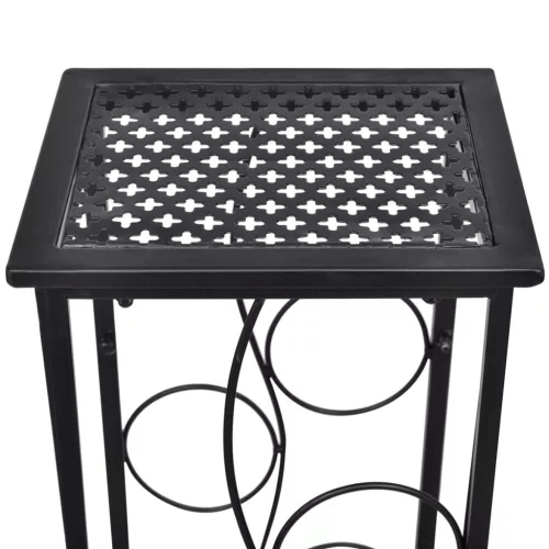  fém bortartó állvány 8 palack számára 