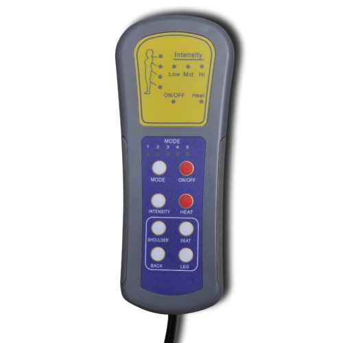  fekete műbőr masszázs nyugágy