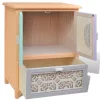  Oldalsó szekrény Sokszínű 46 x 34 x 55.5 cm Császárfa