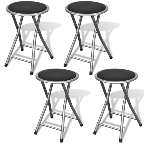  4 db összecsukható műbőr széklet