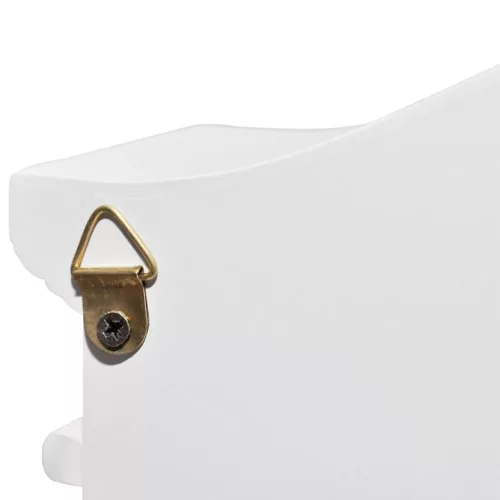  fehér kulcsos szekrény képkerettel 