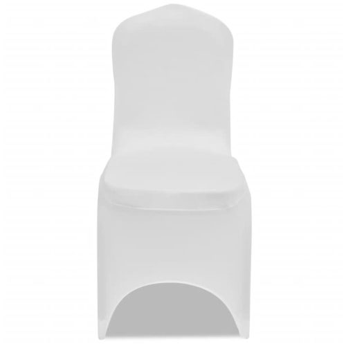 Szék Huzatok Nyujtható Fehér 6 db