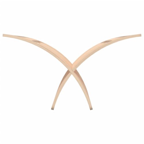  természetes színű fa folyóirattartó állvány 