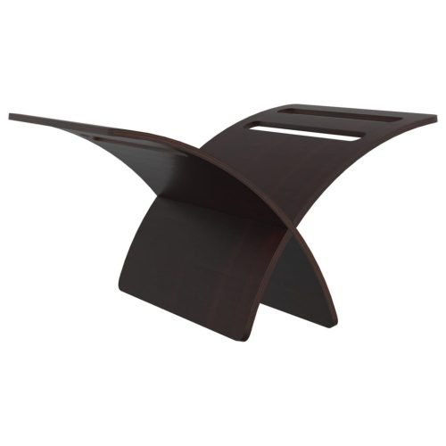  barna fa folyóirattartó állvány 