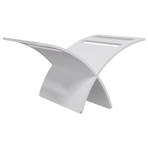  fehér fa folyóirattartó állvány