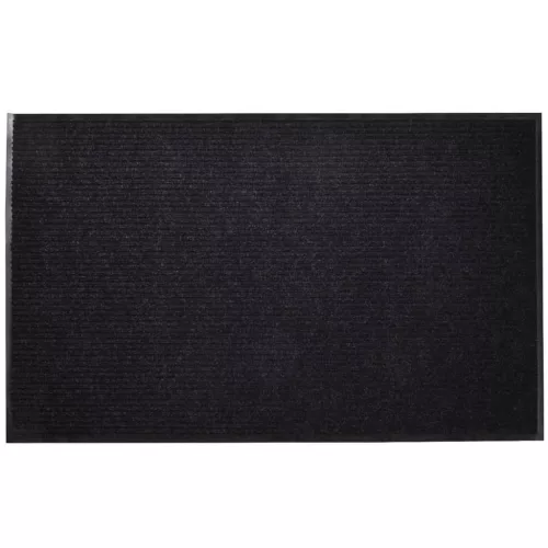 fekete PVC lábtörlő 90 x 120 cm