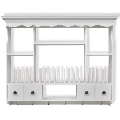  fehér fa fali konyhaszekrény 