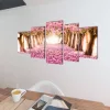 Nyomtatott vászon falikép szett cseresznyevirágzás 200 x 100 cm