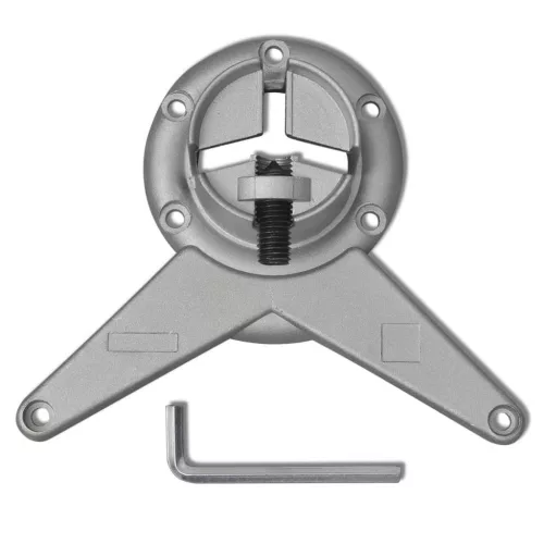 4 db állítható magasságú csiszolt nikkel asztalláb 1100 mm