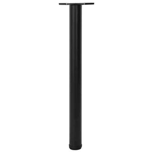 4 db állítható magasságú fekete asztalláb 710 mm