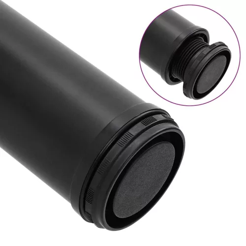 4 db állítható magasságú fekete asztalláb 710 mm