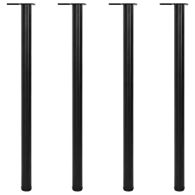 4 db állítható magasságú fekete asztalláb 1100 mm
