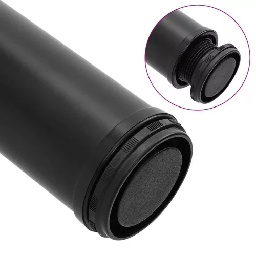 4 db állítható magasságú fekete asztalláb 710 mm