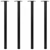 4 db állítható magasságú fekete asztalláb 1100 mm