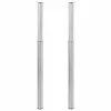 2 teleszkópos asztalláb 710 mm - 1100 mm matt nikkel