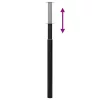 2 teleszkópos asztalláb 710 mm - 1100 mm Fekete