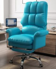 KÉK főnöki luxus design forgószék/fotel - B áru