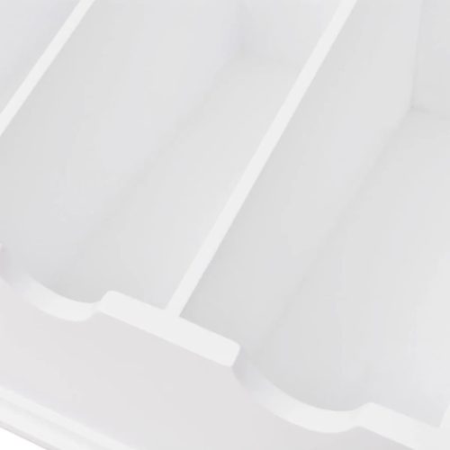 vidaXÉ Barokk stílusú fehér MDF evőeszköz tálca