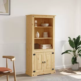    Corona-stílusú mexikói fenyő tálalószekrény 80 x 40 x 170 cm