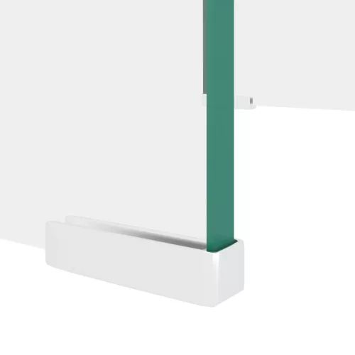  átlátszó üveg TV/monitor állvány 40x25x11 cm