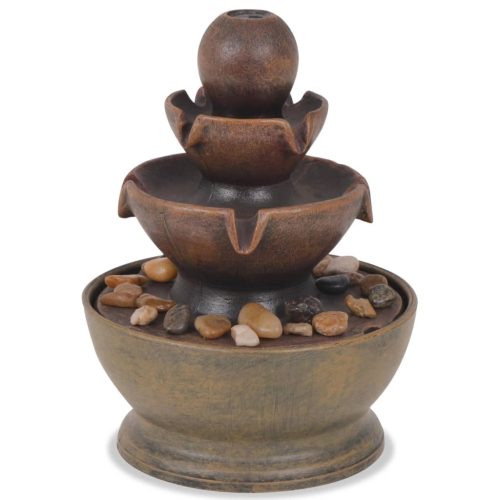  beltéri műgyanta szökőkút szivattyúval