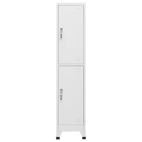  öltözőszekrény 2 rekesszel 38 x 45 x 180 cm  