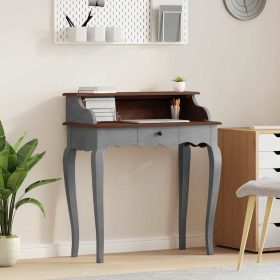  tömör mahagóni fa íróasztal 80 x 40 x 92 cm