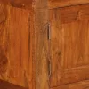  tömör fa tálalószekrény mézszínű bevonattal 120 x 30 x 75 cm