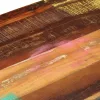  3-fiókos újrahasznosított fa dohányzóasztal 100 x 50 x 35 cm