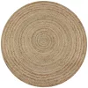  kör alakú fonott juta szőnyeg 90 cm