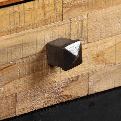  tömör újrahasznosított fa íróasztal 110 x 50 x 76 cm