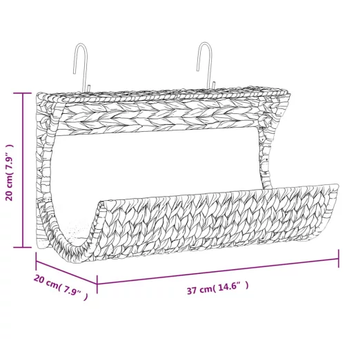  vízijácint macskaágy párnával 37 x 20 x 20 cm 