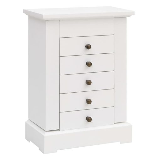  MDF ékszertartó doboz tükörrel 25 x 13,5 x 34 cm