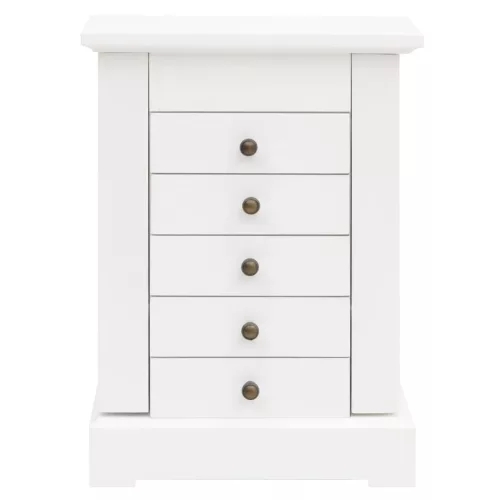  MDF ékszertartó doboz tükörrel 25 x 13,5 x 34 cm