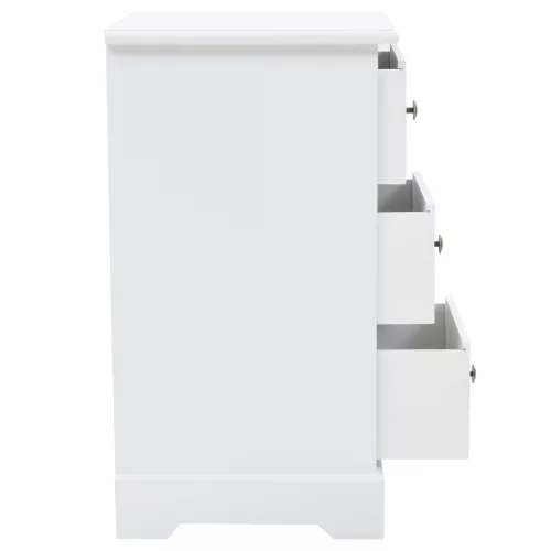  MDF és fenyő éjjeliszekrény 35 x 32 x 59 cm