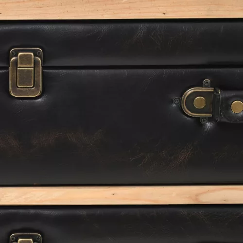  tömör fenyő fiókos szekrény 80 x 36 x 75 cm