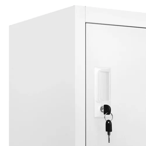  fém öltözőszekrény 18 rekesszel 90 x 40 x 180 cm 