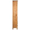  tömör újrahasznosított fenyőfa állószekrény 48 x 32 x 170 cm