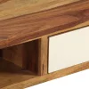  tömör akácfából dohányzóasztal 110 x 50 x 35 cm