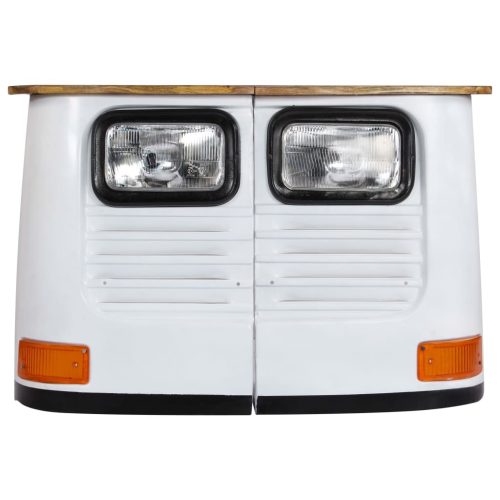  teherautós küllemű fehér tömör mangófa tálalószekrény