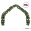  karácsonyi füzér díszekkel és LED-fényekkel 20 m