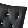  4 db fekete bársony étkezőszék