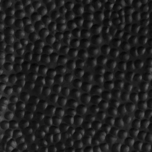  fekete kalapált alumínium dohányzóasztal 70 x 30 cm