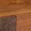  barna tömör újrahasznosított fa tálalószekrény 110 x 30 x 75 cm