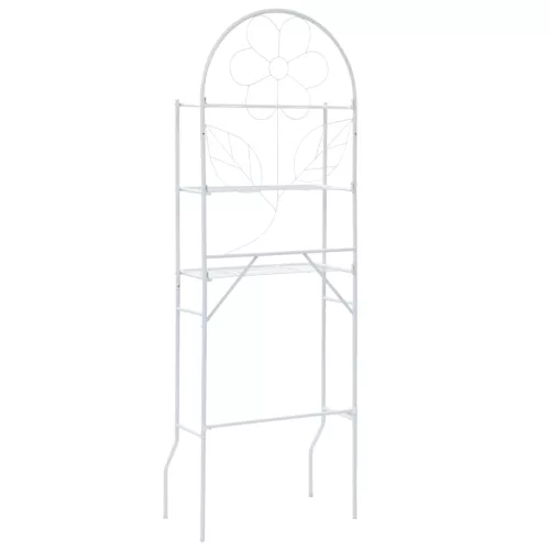  fehér WC feletti tárolóállvány 60 x 33 x 174 cm