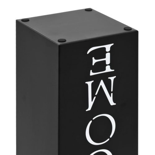  fekete acél esernyőtartó WELCOME" felirattal "