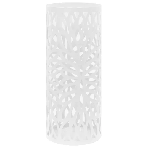  fehér acél esernyőtartó levélmintával 