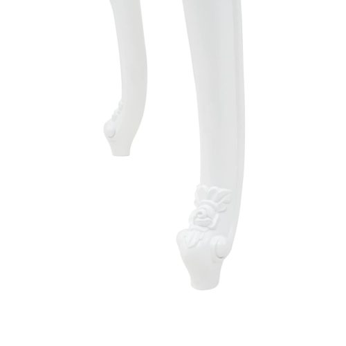  magasfényű fehér étkezőasztal 179 x 89 x 81 cm