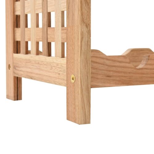  tömör diófa bortartó állvány 25 palackhoz 63 x 25 x 73 cm