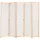  krémszínű 5-paneles szövetparaván 200 x 170 x 4 cm 